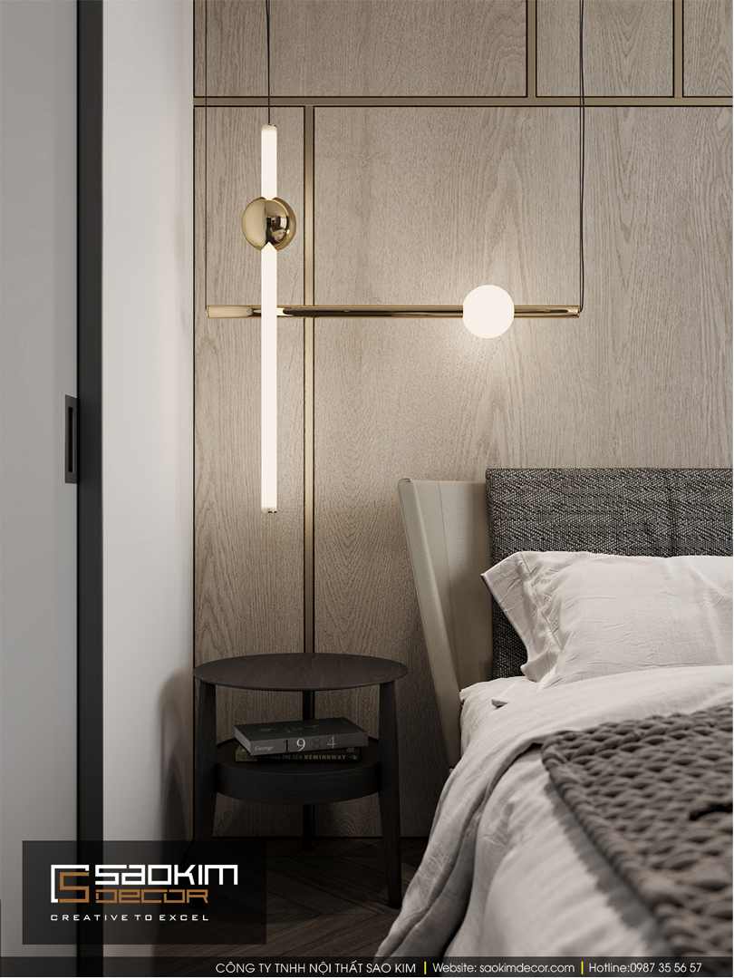 Thiết kế phòng ngủ master