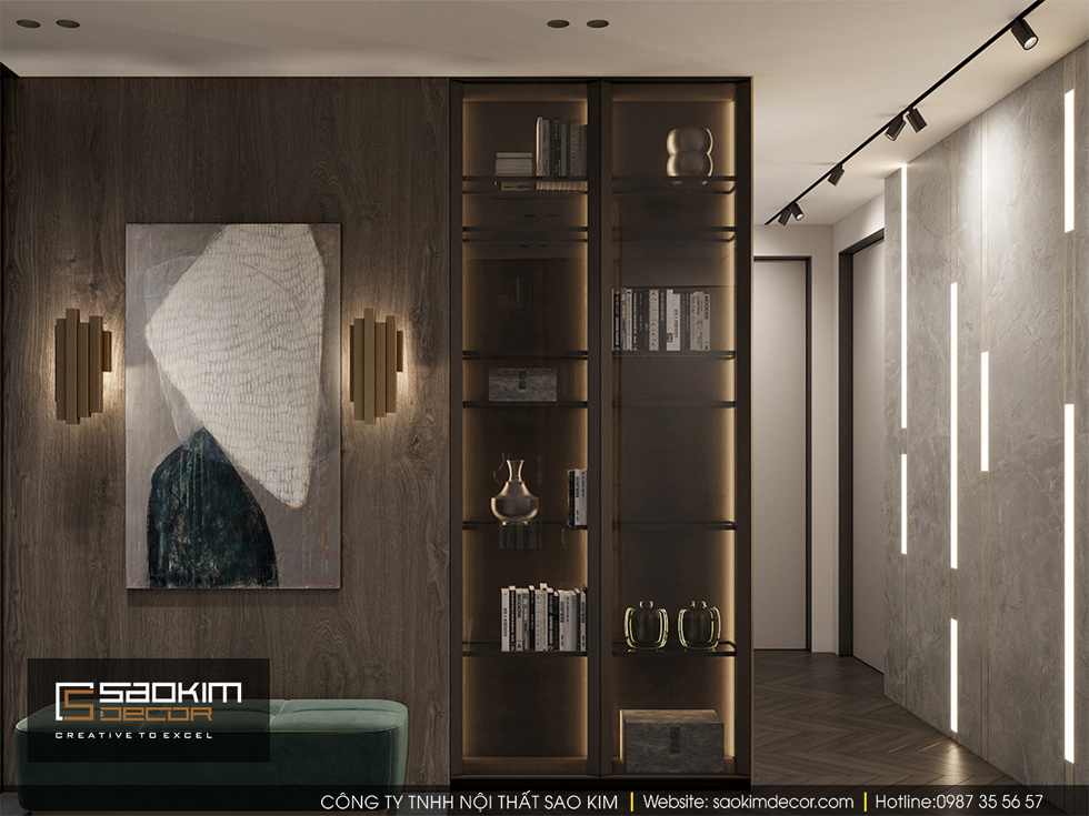 Thiết kế chung cư 85m2 Bohemia Residence
