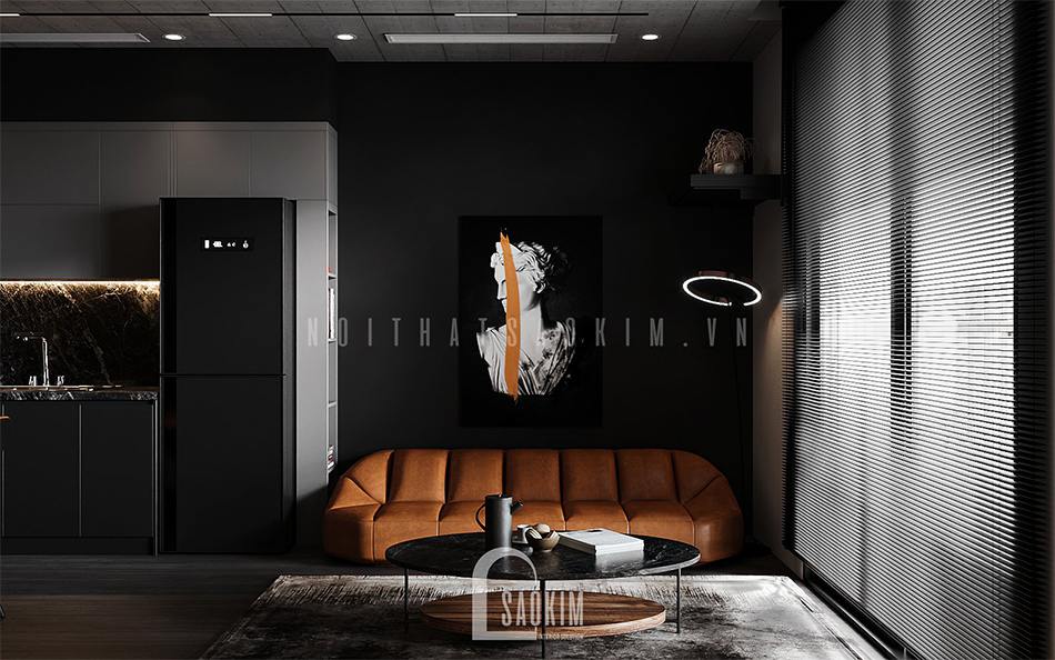 Thiết Kế Nội Thất Màu Đen Chung Cư Vinhomes Ocean Park Mang Vẻ Đẹp Huyền Bí