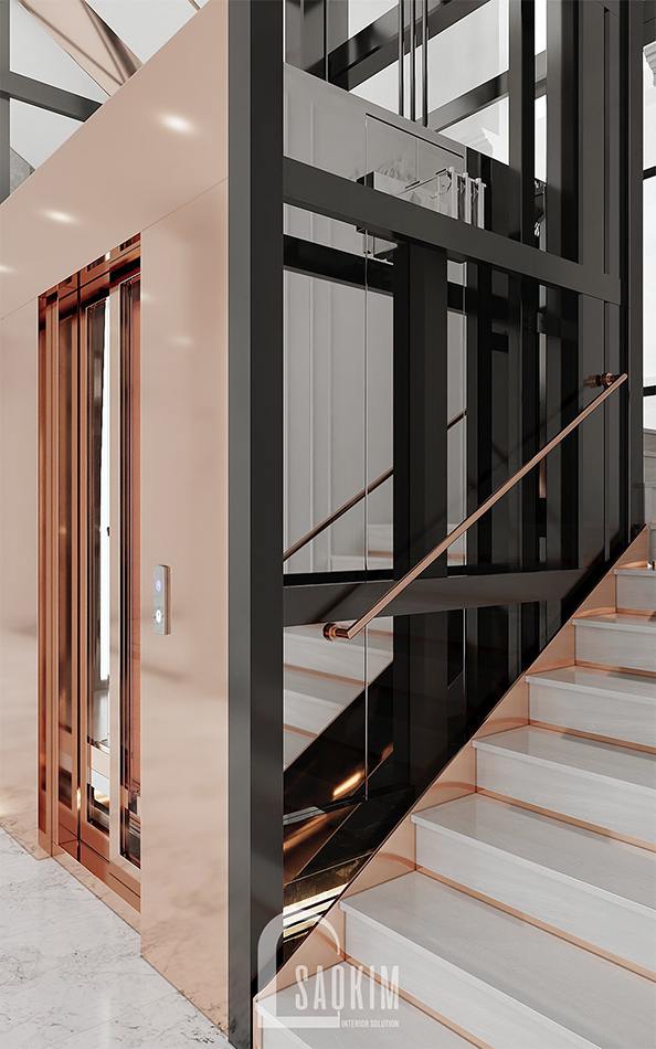 Thiết kế hệ thống thang máy nhà liền kề Louis City Hoàng Mai