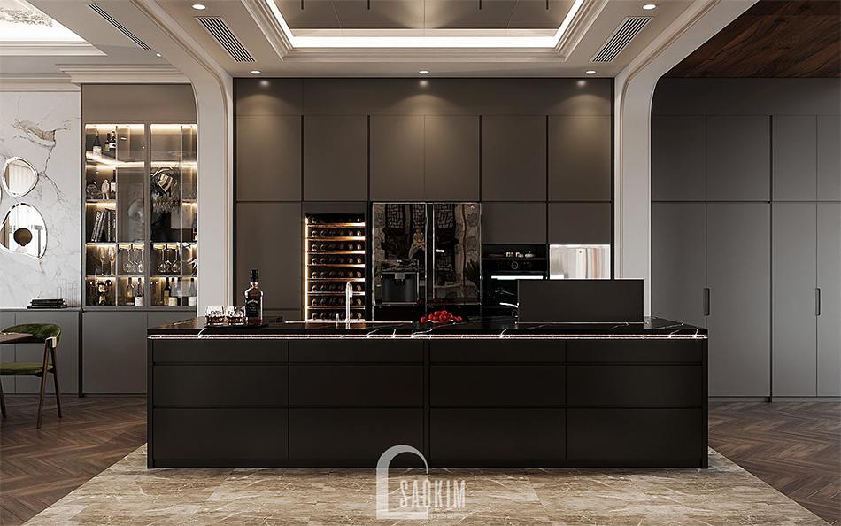 Thiết Kế Nội Thất Nhà Liền Kề Louis City Hoàng Mai Sang Trọng, Đẳng Cấp Phong Cách Tân Cổ Điển