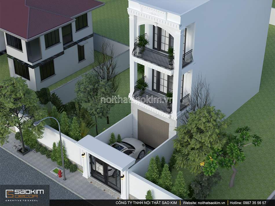 Thiết kế kiến trúc nôi thất nhà phố