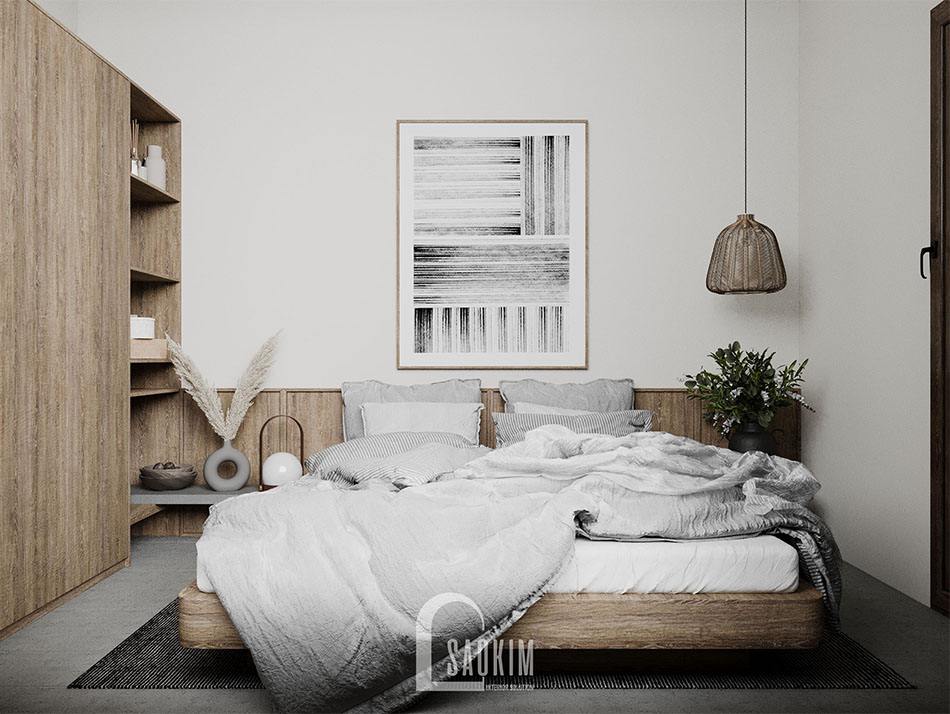 Thiết kế phòng ngủ nội thất phong cách Wabi Sabi để tận hưởng kỳ nghỉ cuối tuần