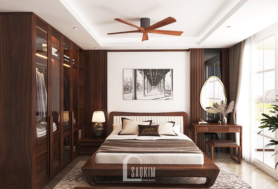 Mẫu Thiết Kế Phòng Ngủ Nhà Phố 3 Tầng Âu Cơ – Tây Hồ