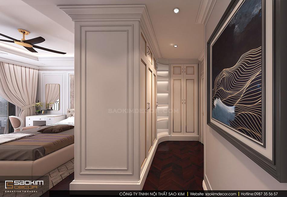 Thiết kế phòng ngủ master chung cư Royal City