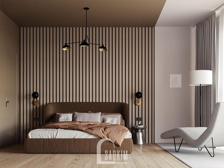 Thiết Kế Phòng Ngủ Căn Hộ Chung Cư 55m2 Vinhomes Metropolis Liễu Giai