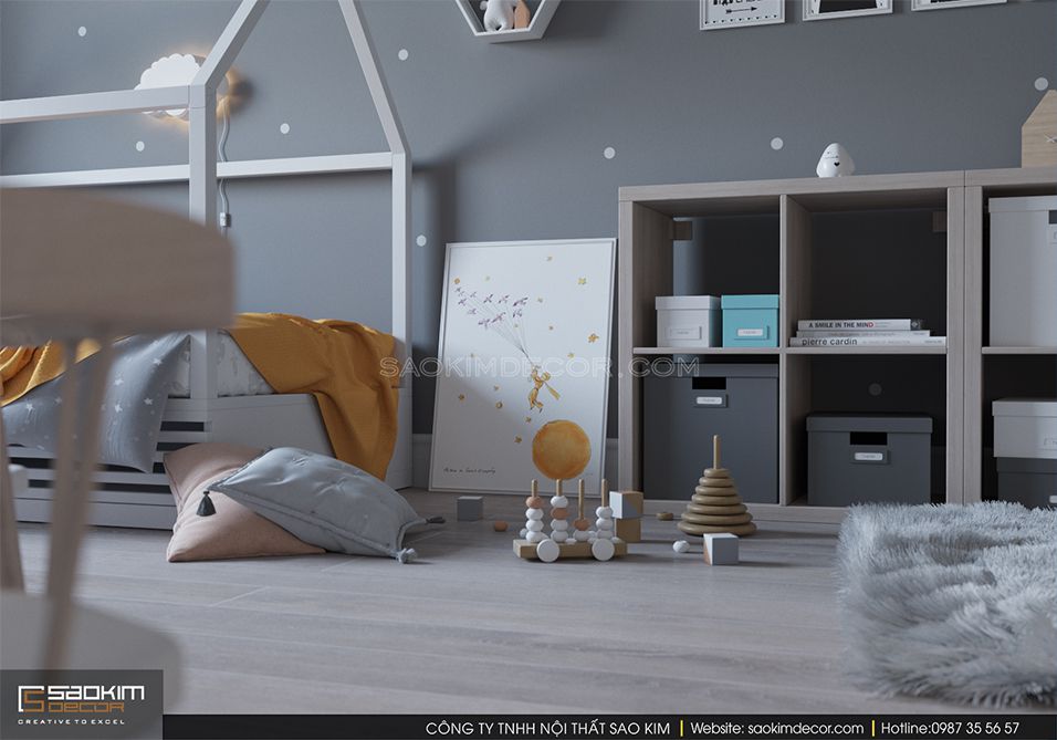 Thiết kế phòng ngủ trẻ em