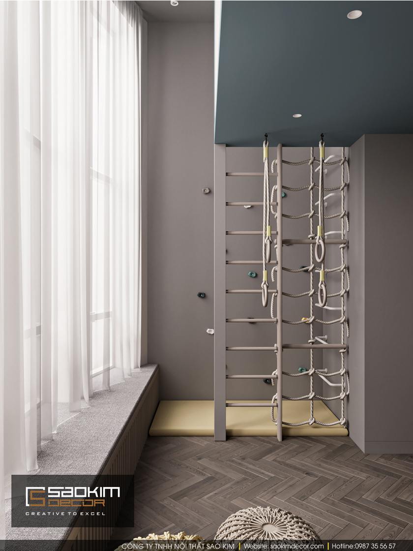 Thiết kế nội thất phòng ngủ bé trai