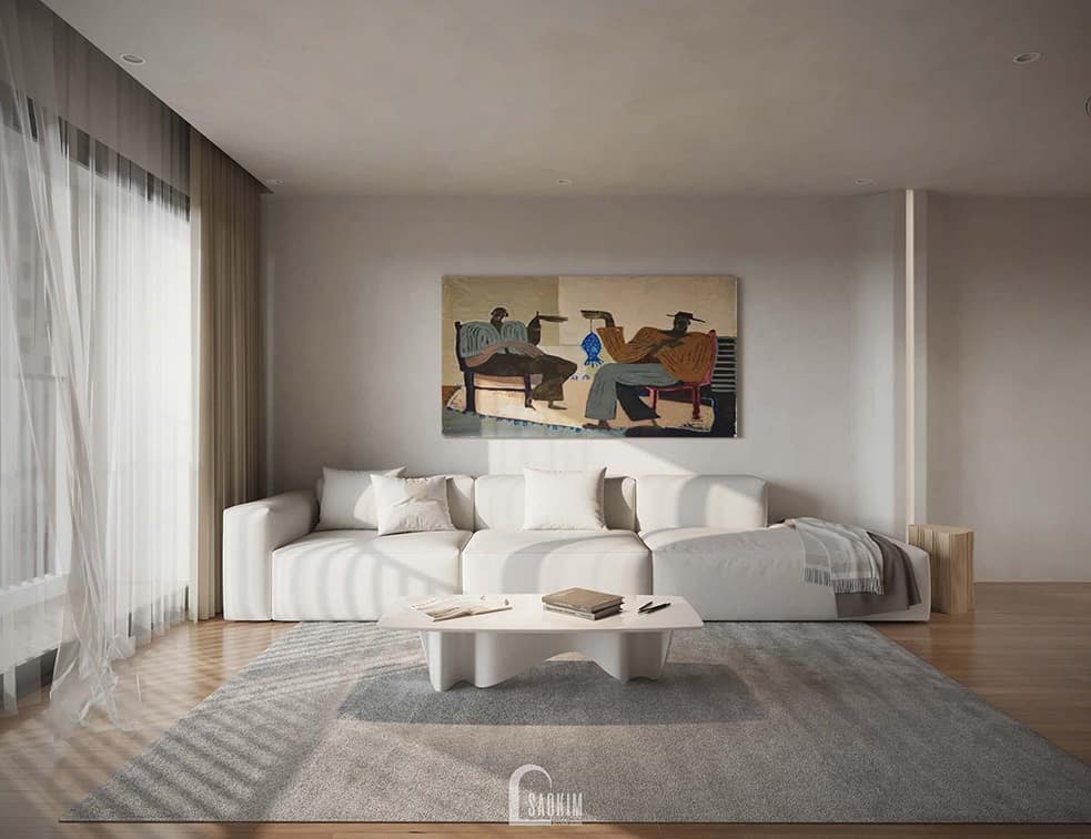 Thiết kế nhà liền kề phong cách Minimalist mix Wabi Sabi – Vinhomes Ocean Park nơi tìm thấy sự cân bằng, an yên